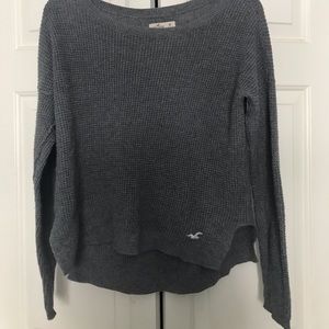 dark gray sweater